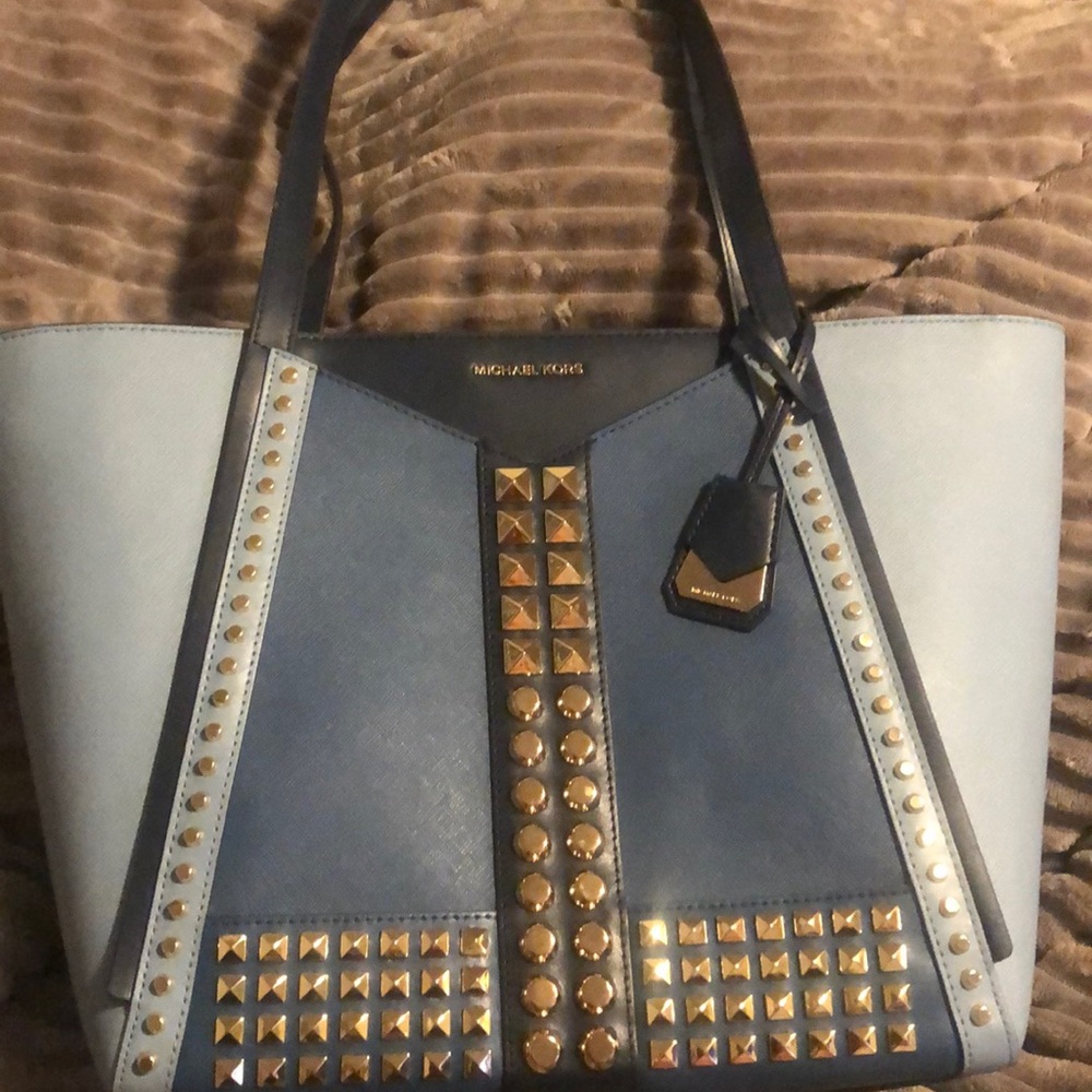 Michael Kors studded Whitney Leather Saffiano Tote